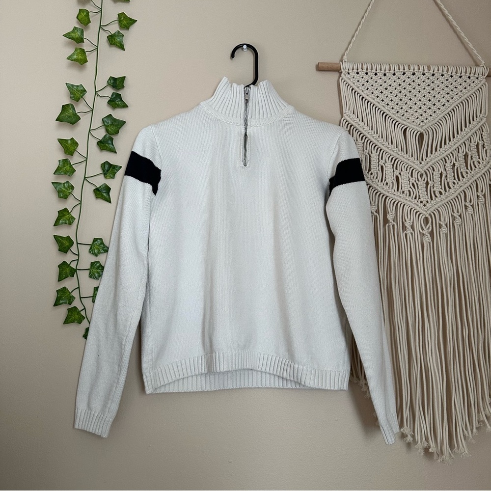 Brandy Melville quarter zip pullover sweater!